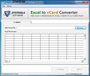 Excel to vCard Converter Crack Free