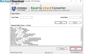 Excel to vCard Converter Crack Free Download